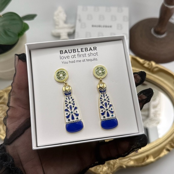 NWT BaubleBar “Love at First Shot” Drop Earrings - Picture 6 of 6